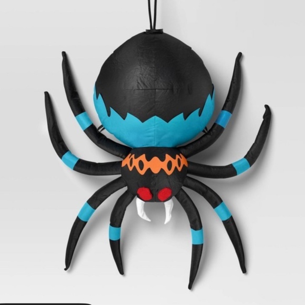 3.5' Hanging Spider Inflatable Halloween
Decoration Black - Hyde and EEK! NEW